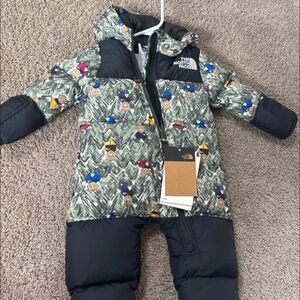 North Face Brand New with tags Baby 1996 Retro Nuptse One-Piece Snowsuit/bunting